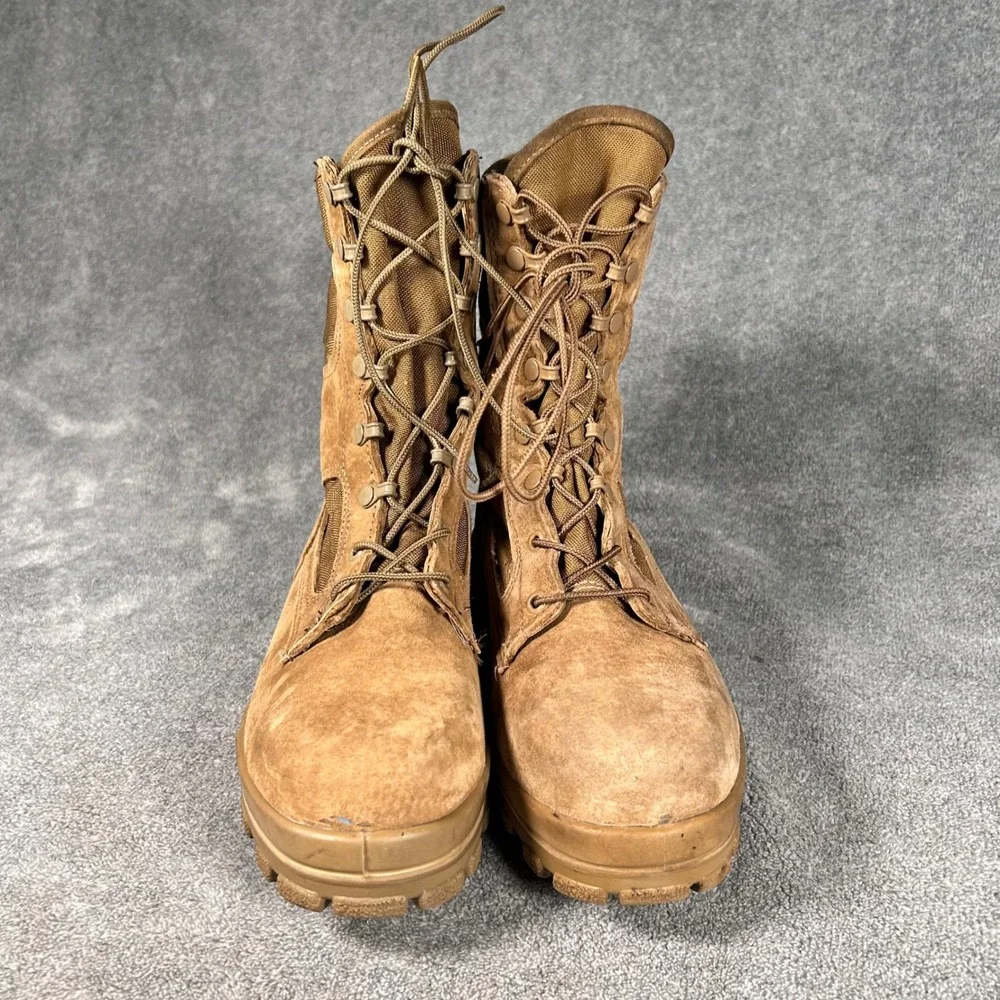 Bates Tactical Boots Tan Suede Vibram Composite Toe EH  Mens 9 M E77701